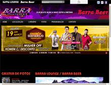Tablet Screenshot of barralounge.com.br